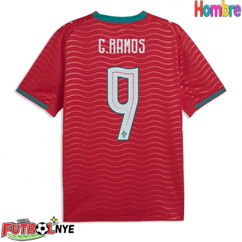 Camiseta Portugal Goncalo Ramos #9 Primera Equipación Mundial 2026 manga corta